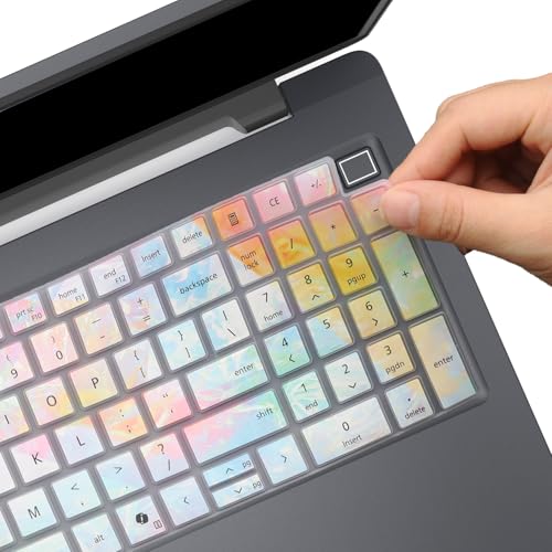Keyboard Cover for 16" Dell Pro 16/Pro 16 Plus/Pro Max 16 PB16250 PB16255 PC16250 PC16255 MC16250 MC16255 & Pro Max 18 Plus MB1825 2025 2024 18-inch (NOT FIT Dell Pro 16 Premium, Pro 3/5/7 16") - color: Dazzle
