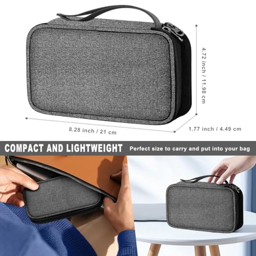 Travel Laptop Backpack with Small Case for 15-16 inch Notebooks, Slim & Expandable Computer Bag for College Business Commute for Men and Women,Dark Gray-Black - color: Dark Gray-black