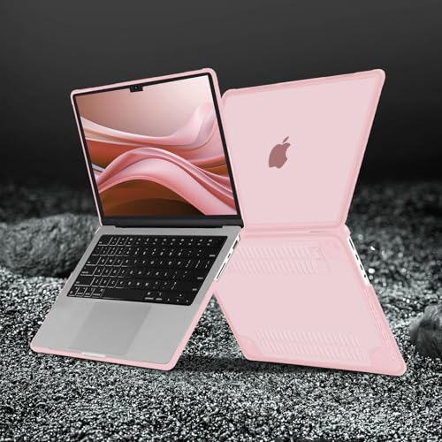 MOSISO Compatible with MacBook Pro 16 inch Case M5 M4 M3 M2 M1 2026-2021 | 4 in 1 Kit Heavy Duty Hard Shell Case with Fold Kickstand Cover for A3429 A3428 A3403 A3186 A2991 A2780 A2485, Pink - color: Pink