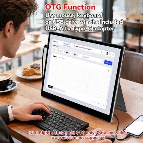 S135 13.5 Inches Portable Monitor for Switch/Switch 2 Laptop | 2256*1504P Travel Mini Monitor IPS Display 100% sRGB Built-in Speakers Mini HDMI for PC Desktops Office Xbox PS4/5 Console - size: 13.5"
