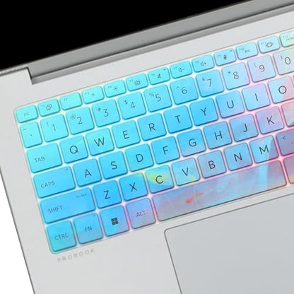 Keyboard Cover for HP ProBook 4 14" G1i G1q G1iR G1ah G1a /ProBook 440 G11 445 G11 2026 2025 14-inch Laptop Keyboard Protective Skin (NOT Fit HP ProBook440 445 G10/G9/G8/G7/G6/G5) -Stylish Colorful