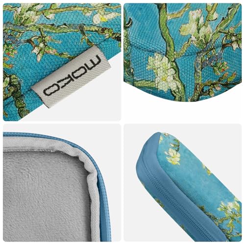 MoKo 9-11 Inch Tablet Sleeve Bag Carrying Case Fits New 11inch iPad Air M4, iPad A16 2025, iPad Pro 11 M4, Air 5/4/3, iPad 10/9/8th Gen, Tab S8/S9 11", Tablet Carrying Case, Apricot Flower - color: Apricot Flower, size: 9-11 inch