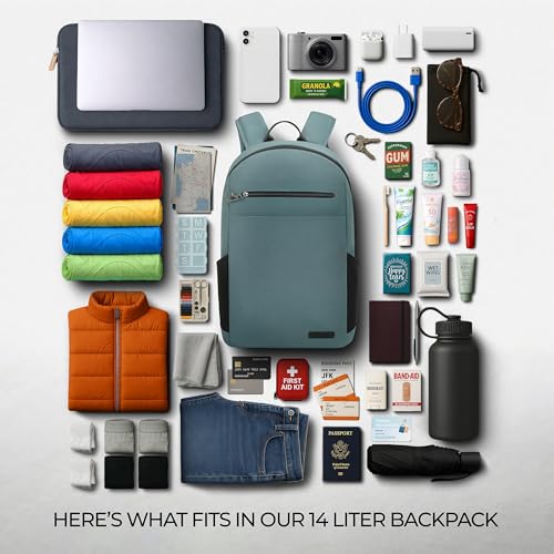 Travelon Anti-Theft Metro Backpack with RFID blocking pouch/NEW HARDWARE - color: Slate Blue/New Hardware