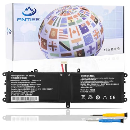 ANTIEE 5059B4-2S-1 Laptop Battery Replacement for Chuwi Gemibook Pro 14 | CoreBook X Pro 14 13.3 inch CWI529 CWI528 Series 5059B4-2S1P 505979-3S1P Q512G20090943, 7.6V 38Wh 5000mAh