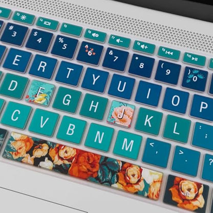 Keyboard Cover for HP 14" Laptop 2020 2019 2018,HP Pavilion x360 14M-BA 14M-CD 14M-DH 14-BA 14-BF 14-cm 14-CF 14-DF 14-DK 14-DS 14-DQ Series 14 Inch Protective Skin,Rose - color: Rose