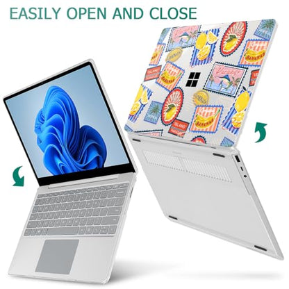Case for Surface Laptop 5/4/3 13.5", Post Stamps | Hard Shell Case with Keyboard Cover & Screen Protector. Fits Surface Laptop 5/4/3 13.5" Metal Palm Rest Models 1951/1868. - color: Post Stamps