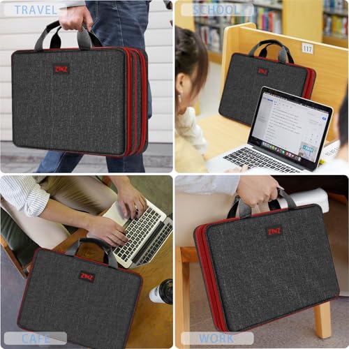 Slim Expandable Laptop Case 15.6 Inch Sleeve Upgraded Protective Durable Recycled Carrying Case Compatible with MacBook 15" & 16" and Most 15" 15.6" 16" Notebook,B01K02 - color: B01k02, size: 15.6"