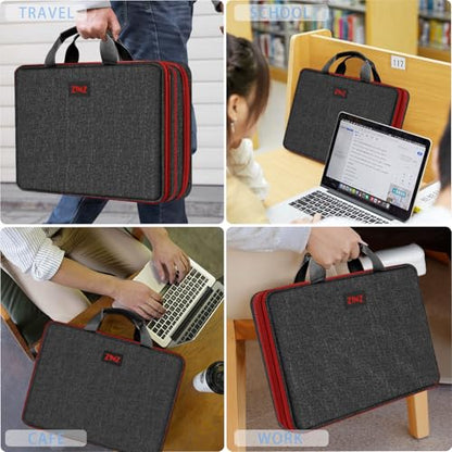 Slim Expandable Laptop Case 15.6 Inch Sleeve Upgraded Protective Durable Recycled Carrying Case Compatible with MacBook 15" & 16" and Most 15" 15.6" 16" Notebook,B01K02 - color: B01k02, size: 15.6"
