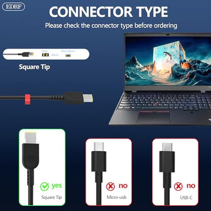 NEW 135W Laptop Charger Compatible with Lenovo IdeaPad Yoga Slim Creator 5 7 ThinkPad X1 Extreme Ideapad Gaming 3 Ideapad Yoga Legion 5 ThinkBook 15P Ideacentre AIO Thinkstation Power Supply Adapter - color: Dark