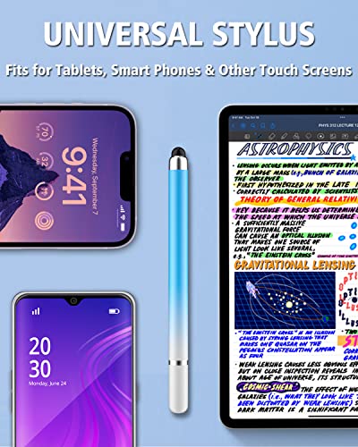Stylus Pen for Touchscreen, Stylists Pens Compatible with iPhone iPad & All Touch Screens Devices: Tablets, Android, Laptop -[8 Pack]Black, Blue, Green, Pink, Purple, Rose Gold, White, Yellow - size: 8 Pack