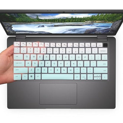 Keyboard Cover for Dell Latitude 5450 5440 5431 5430 5420 14"/14 inch Dell Latitude 7450 7440 7430 7420 7410, Dell Latitude 7520 15.6"/Dell Latitude 9000 9420 9430 9510 9520 Keyboard Skin-MintGreen - color: MintGreen