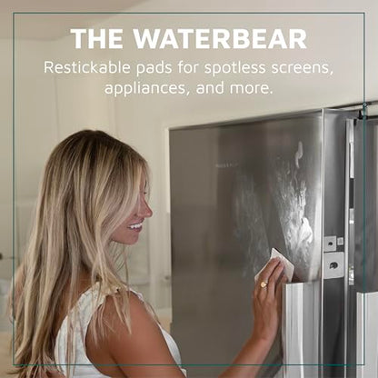 KUVRD Waterbear - Electronic Screen Cleaner Pads, Family Pack | Complete bundle of patch, pad, and phat cleaners to dry clean car screens, phone lenses, laptops, and eyeglasses - size: Single Family Pack