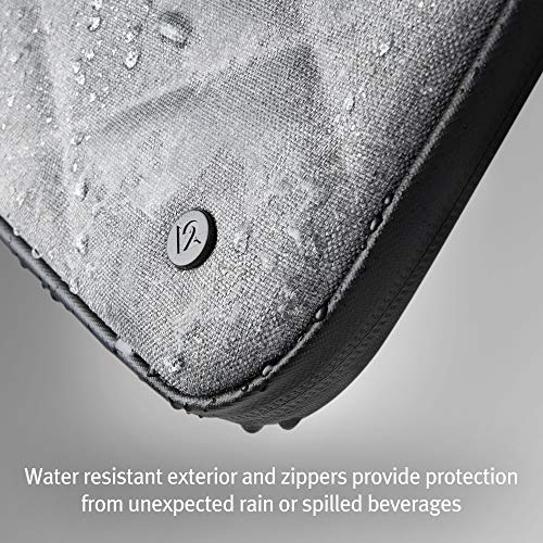Twelve South Suitcase for 16 inch MacBook Pro (2019 – 2020)| Tailored Protective Rigid Case with Interior Pocket and Leather Handle - size: 16 Inch Laptop
