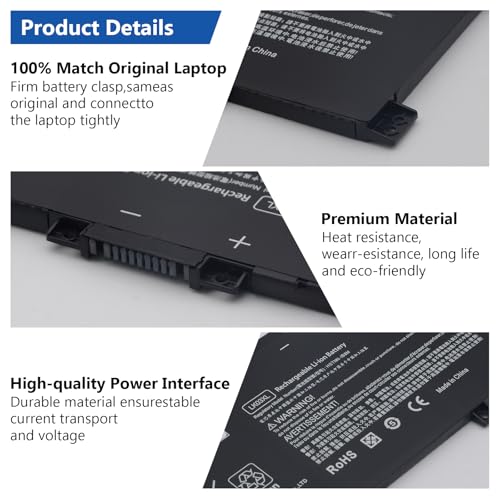 LK03XL Laptop Battery Replacement for HP Envy x360 Convertible 15m-bq021dx 15m-bp112dx 15m-bp1xx 15m-cn0xxx 15m-cp0xxx 17m-ae0xx 17-bw 17m-ae111dx HP Pavilion x360 15-cr0037wm 15-cr0006tx 15-cr0052od - size: LK03XL