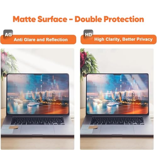 Laptop Privacy Screen 14 Inch 16:10 Display, Anti Glare Film Blue Light Filter Protector, Computer Privacy Screen Shield, Not for 14'' Laptops with 16:9 Aspect Ratio