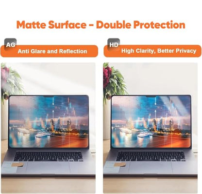 Laptop Privacy Screen 14 Inch 16:10 Display, Anti Glare Film Blue Light Filter Protector, Computer Privacy Screen Shield, Not for 14'' Laptops with 16:9 Aspect Ratio