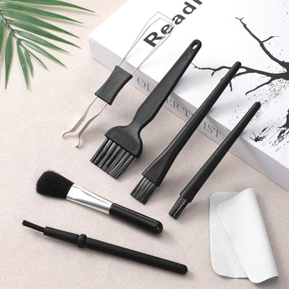7 PCS Mechanical Keyboard Cleaning Kit with Wire Keycap Puller, | Switch Remover & 5 Anti-Static Brushes, Professional Keyboard Cleaner Tool Set for Computer, Laptop, PCB Motherboard