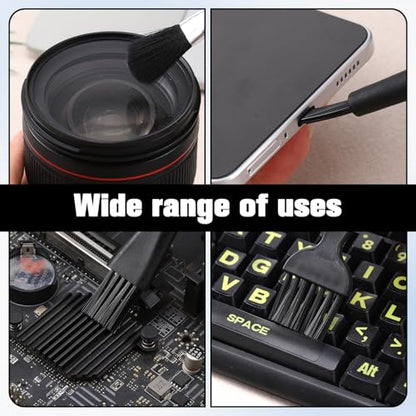 7 PCS Mechanical Keyboard Cleaning Kit with Wire Keycap Puller, | Switch Remover & 5 Anti-Static Brushes, Professional Keyboard Cleaner Tool Set for Computer, Laptop, PCB Motherboard