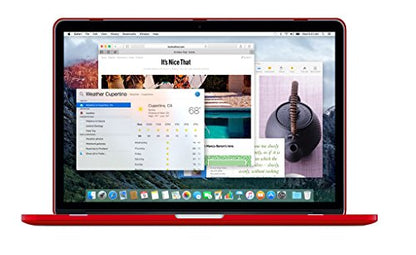 UESWILL Matte Hard Shell Case Cover Compatible with MacBook Pro (Retina, 13 inch, Early 2015/2014/2013/Late 2012), Model A1502/A1425, No CD-ROM, No USB-C, Red - color: Red, size: MacBook Pro 13" Retina A1502/A1425