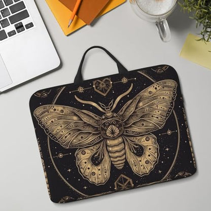 14 inch Laptop Sleeve with Handle Shockproof Laptop Bag Waterproof Computer Cover Bag Moth Briefcase