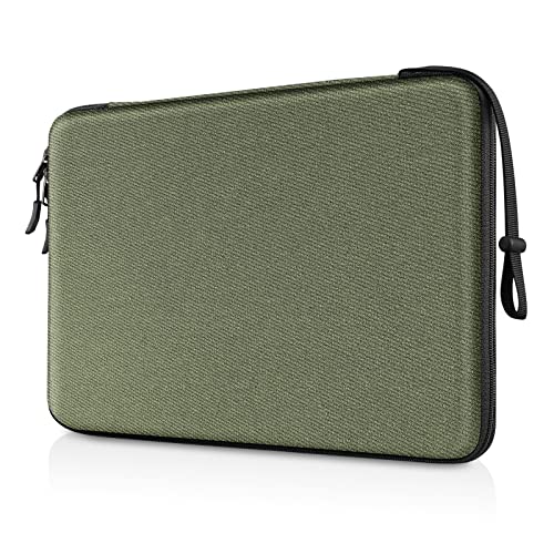 FINPAC Hard Laptop Sleeve Case for MacBook Neo A18 Pro, 13 inch MacBook Air 2026 M5/M4/M3/M2/M1, 14 inch MacBook Pro 2026 M5/M4/M3/M2 Pro/Max, Waterproof Case for Dell, Surface Laptop, HP, Acer, Olive - color: Olive, size: 13-inch MacBook Air/Pro