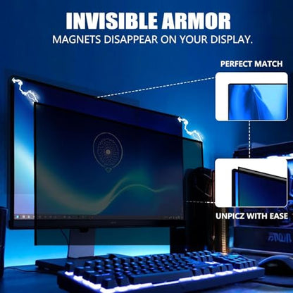 [2 Pack Magnetic Computer Privacy Screen (【2Pack】 27 Inch (Diagonal) - 16:9 Aspect Ratio) - size: 【2Pack】27 Inch (Diagonal) - 16:9 Aspect Ratio