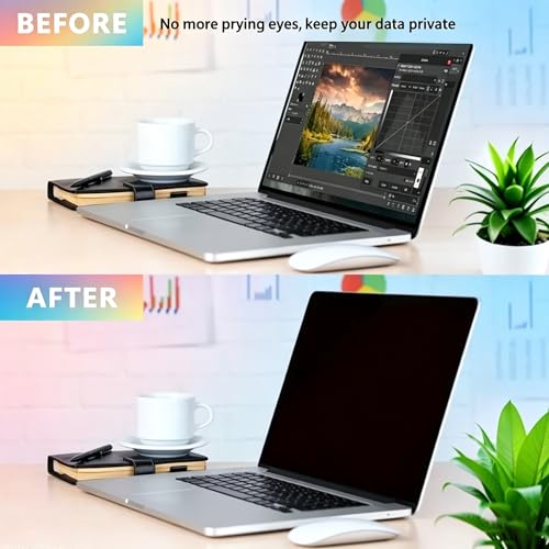 Magnetic privacy protection film & detachable, suitable for 16-inch MacBook | (For models 2021 - 2025, M1 to M4 series) Anti-blue light and anti-glare, 360-degree anti-peeping design | Privacy film - size: Mac Book Pro 16.2inch (2021-2024, M1,M2,M3,M4）