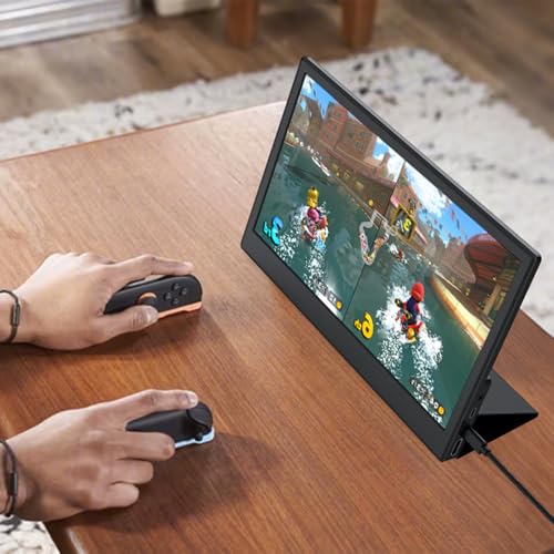 11.6 Inch Portable Monitor, Small Ultra-Slim FHD Display, Plug & Play USB-C/HDMI External Second Screen for Laptop, Smartphone, Raspberry Pi, PS5, Xbox, PC(11.6”)