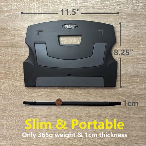 Max Smart Laptop Stand and Drawing Tablet Stand, Portable, Adjustable