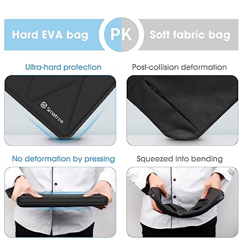 Smatree 15 inch Hard Sleeve Case for 15.3 inch MacBook Air 2025 M4/2024 M3/2023 M2, 15.6 inch HP EliteBook 650/655, ProBook 450/455, ZBook Power G9/G10, Pavilion 15, 15.6 inch Dell Inspiron 15 | Compatible for MacBook Air 2023 M2, HP EliteBook 650/655, Pr