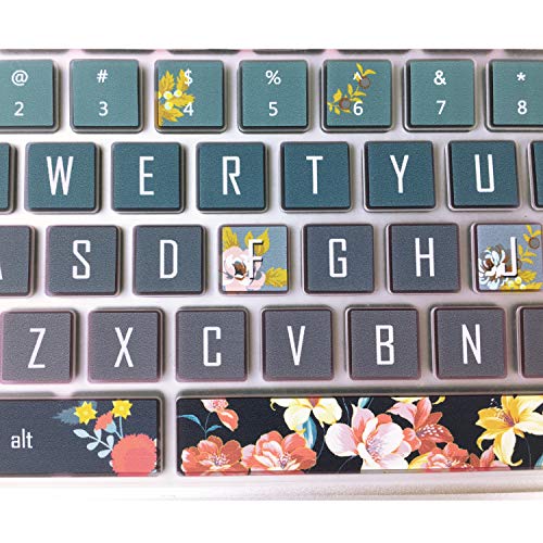 Keyboard Skin for Acer Chromebook Spin 11 311 CP311 511 512/Chromebook Premium R11 CB5-132T CB3-131/Chromebook R 13 CB5-312T/Chromebook 14 CP5-471/Chromebook 15 CB3-532 C910, Red Flower