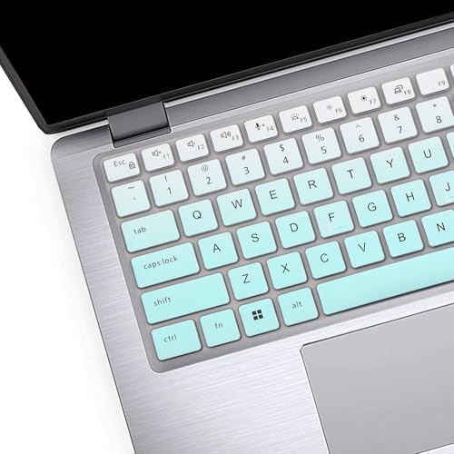 Keyboard Cover Skin for Dell Latitude 3440 5440 5430 5431 5420 14", Dell Latitude 14" 7450 7440 7430 7420 7410, Dell Latitude 14" 9420 9430, Dell Latitude 9520 9510 7520 15.6" Laptop -OmbreMint - color: OmbreMint