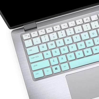 Keyboard Cover Skin for Dell Latitude 3440 5440 5430 5431 5420 14", Dell Latitude 14" 7450 7440 7430 7420 7410, Dell Latitude 14" 9420 9430, Dell Latitude 9520 9510 7520 15.6" Laptop -OmbreMint - color: OmbreMint