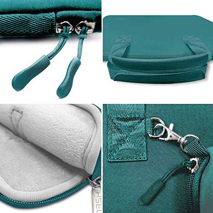 Hseok Laptop Sleeve 13.3-14 inch Case with Small Pouch, Neoprene Computer Bag Compatible with MacBook Neo/Pro 14 M5/M4/M3/M2/M1, Mac Air/Pro 13.3, XPS 14 and Most 13-14 inch Notebooks,D02E01 - color: D02e01, size: 13"-14"