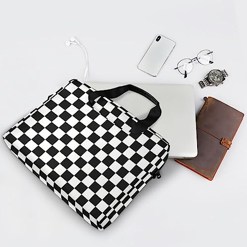 Waving Checkered Flag Car Racing Laptop Case | Waterproof Laptop Briefcase Laptop Bag for Women & Men - color: Color 10