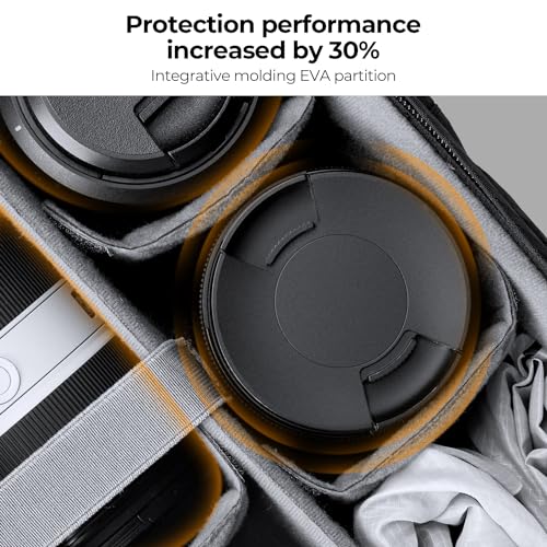 K&F CONCEPT Camera Backpack, DSLR/SLR/Mirrorless Photography Camera Bag | 18L Lightweight, 180 Degree Open, Custom Dividers, with 14in Laptop Compartment & Tripod Holder, for Canon/Nikon/Sony, B08 - style: Designer