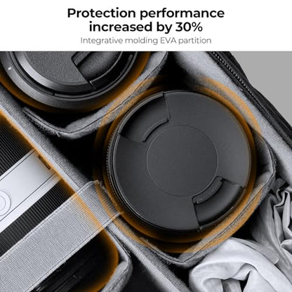 K&F CONCEPT Camera Backpack, DSLR/SLR/Mirrorless Photography Camera Bag | 18L Lightweight, 180 Degree Open, Custom Dividers, with 14in Laptop Compartment & Tripod Holder, for Canon/Nikon/Sony, B08 - style: Designer