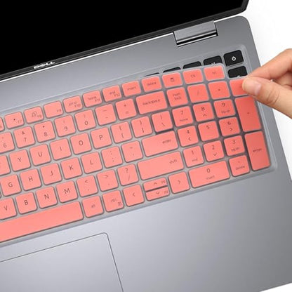 Keyboard Cover for Dell Latitude 3540 3550 5520 5521 5530 5531 5540 5550 2025 2024 2023 2022 & Precision 3590 3591 3580 3581 3560 3570 3561 3571 Laptop, Dell Latitude 15.6 inch Keyboard Skin-Pink - color: Pink