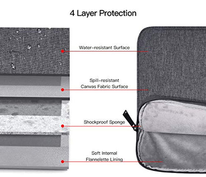 15.6-16 inch Laptop Sleeve Case for Lenovo ideaPad 3i Chromebook/Legion Pro 7i/ Lenovo Yoga 7i 16", Dell 16 Plus/Inspiron, Protective Computer Bag, Space Grey - color: Space Grey, size: 15.6 Inch