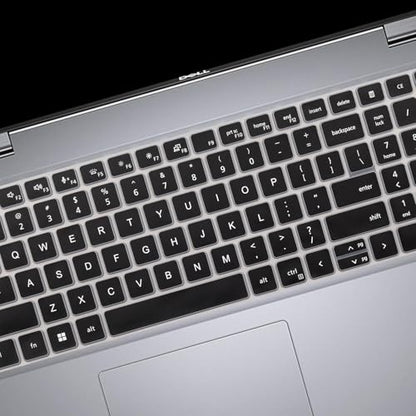 Keyboard Cover Skin for Dell Latitude 5520 5521 5530 5531 5540, Dell Precision 3580 3581 3560 3570 3561 3571 Laptop, Dell Latitude 5540 5530 5520 Keyboard Protective Cover-Black - color: Black