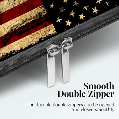 Laptop 13 inch Sleeve Case for MacBook Air 13-13.6 inch, Laptop Bag Cover for MacBook Pro 13" 14 inch, Shockproof Briefcase Travel Carrying Sleeve for 14" Chromebook HP Dell I US Flag - color: US Flag