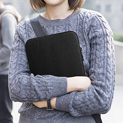 MoKo 9-11 Inch Tablet Sleeve Bag Padded Protetive Carrying Case | Fits New 11inch iPad Air M4, iPad A16 2025, iPad Pro 11 M4, Air 5/4/3, iPad 10/9/8th Gen, Tab S8/S9 11", Black - color: Black, size: 9-11 inch