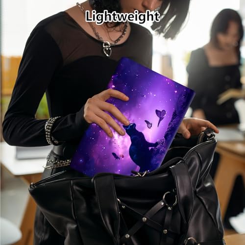 Laptop Skin Sticker Decal 15.6 Inch,12 13 13.3 14 15 15.6 in Laptop Netbook Skins for Notebook,Art Decal Removable Waterproof Scratch Resistant,Universal Vinyl Cover,Galaxy Cat Purple - color: Galaxy Cat Purple