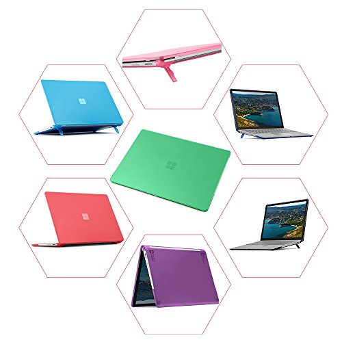 mCover Hard Case Only Compatible for 13.5" Microsoft Surface Laptop (5/4 / 3/2 / 1) with Alcantara Keyboard - Red - color: Red