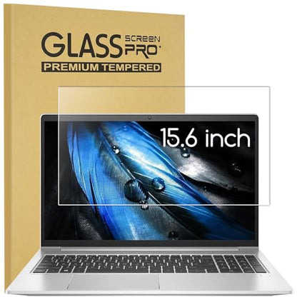 15.6 inch Laptop Screen Protector Tempered Glass Compatible with Other All 15.6" Laptops Portable Monitor with 16:9 Aspect Ratio,(345x194 / W x H)-Ultra Clear & 9H Hardness ,15.6 Tempered Glass Shield - size: Glass-15.6-Inch 16:9