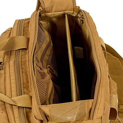 Seibertron Pro-Multifunction Shoulder Messenger Bag Fit for 14.1" or 17.3" Laptop - color: Fit 14.1" Laptop Khaki