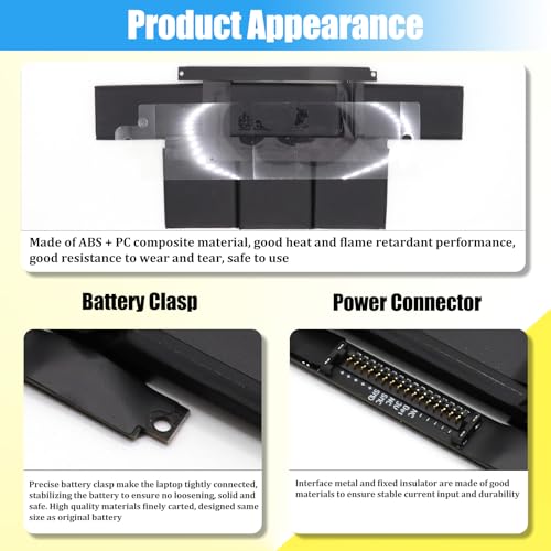 G3HTA072H Battery Replacement for Microsoft Surface Laptop Studio 1964 14.4" Series Laptop Battery G3HTA071H 56.3Wh