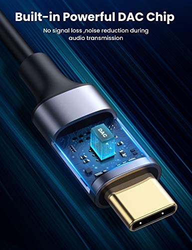 UGREEN USB C to RCA Audio Cable Type C to 2RCA Male Jack Plug Adapter 5FT | Connects USB C Phone Tablet to Car Stereo Speaker Amp, Compatible with iPhone 17 16 Pro Max/iPad Pro/Galaxy S26/Pixel 10 Pro
