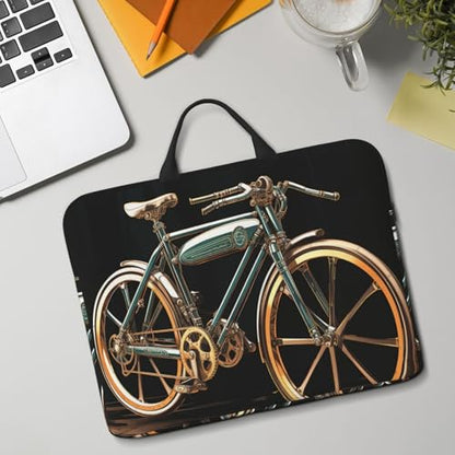 14 Inch Laptop Sleeve Case Waterproof Lightweight Laptop Case Bag Bike Travel Laptop Bag With Handle Briefcase Messenger Bag For Women Men