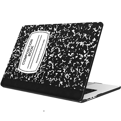 Fintie Case for MacBook Air 15.3 A3448/A3241/A3114/A2941, Composition Book | 2023-2026, M2/M3/M4/M5, Snap-On Shell Cover, Full Port Access, Easy On/Off, Lightweight - color: Composition Book